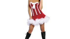 Woman cosplay costume Christmas