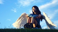 Woman cosplay Final Fantasy