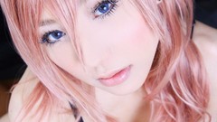 Woman cosplay final fantasy