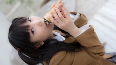 Woman cosplay food ice