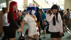 Woman cosplay Jessica Nigri skullgirls Filia Parasoul nurse 