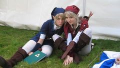 Woman cosplay link the