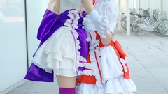 Woman cosplay macross frontier
