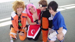Woman cosplay naruto shippuden