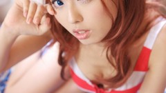 Woman cosplay neon genesis