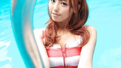 Woman cosplay neon genesis