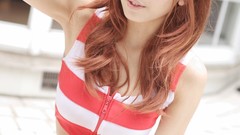 Woman cosplay neon genesis