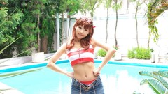 Woman cosplay neon genesis