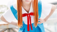 Woman cosplay neon genesis