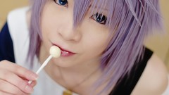 Woman cosplay shirayuki mizore