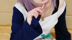 Woman cosplay shirayuki mizore