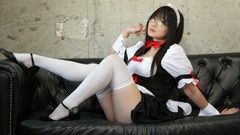 Woman cosplay stockings Japanese