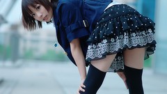 Woman cosplay sweets (candies)