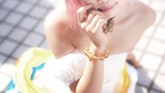 Woman cosplay sweets (candies)