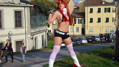 Woman cosplay tengen toppa