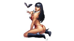 Woman costume rico heroine thong comics girls Vampirella Harris 
