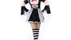 Woman costume Simple Background