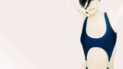 Woman Courteney Cox monokini