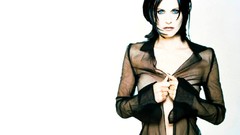 Woman Courteney Cox sheer clothing