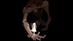 Woman creepy dark demons