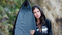 Woman curly hair 45surf