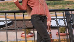 Woman curly hair ukrainian Met-Art magazine Milena D