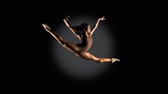 Woman dancing artwork flexible woman