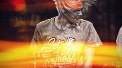 Woman dancing blondes short hair