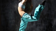 Woman dancing dancers