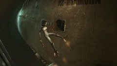 Woman dead space spaceships science fiction fantasy art space 