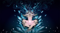 Woman deer Anime artwork