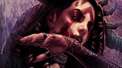 Woman demons magic: the