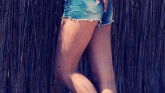 Woman denim shorts