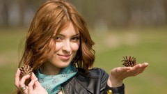 Woman depth of field