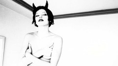 Woman devil Celebrity Milla Jovovich Actress brunettes models 