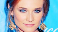 Woman Diane Kruger Actress earrings blue eyes