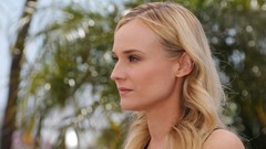 Woman Diane Kruger faces Actress blondes