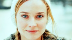 Woman Diane Kruger faces Actress blondes blue eyes