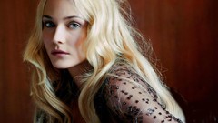 Woman Diane Kruger faces blondes