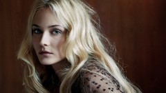 Woman Diane Kruger faces blondes models
