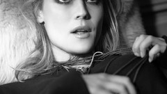 Woman Diane Kruger monochrome