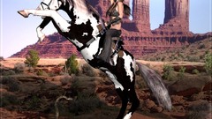 Woman digital art cgi 3D girls cowgirls