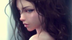 Woman digital art cgi