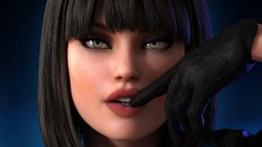 Woman digital art cgi renders