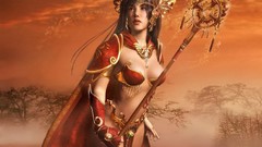 Woman digital art fantasy art Soa Lee