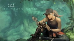 Woman digital art jill prosthetic