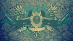 Woman diving music girl