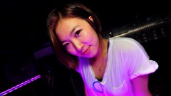 Woman DJ disco Asia club brunettes models clubbing Sian