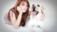 Woman Dogs Celebrity Russian maksim singers