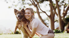 Woman Dogs Kristen Bell